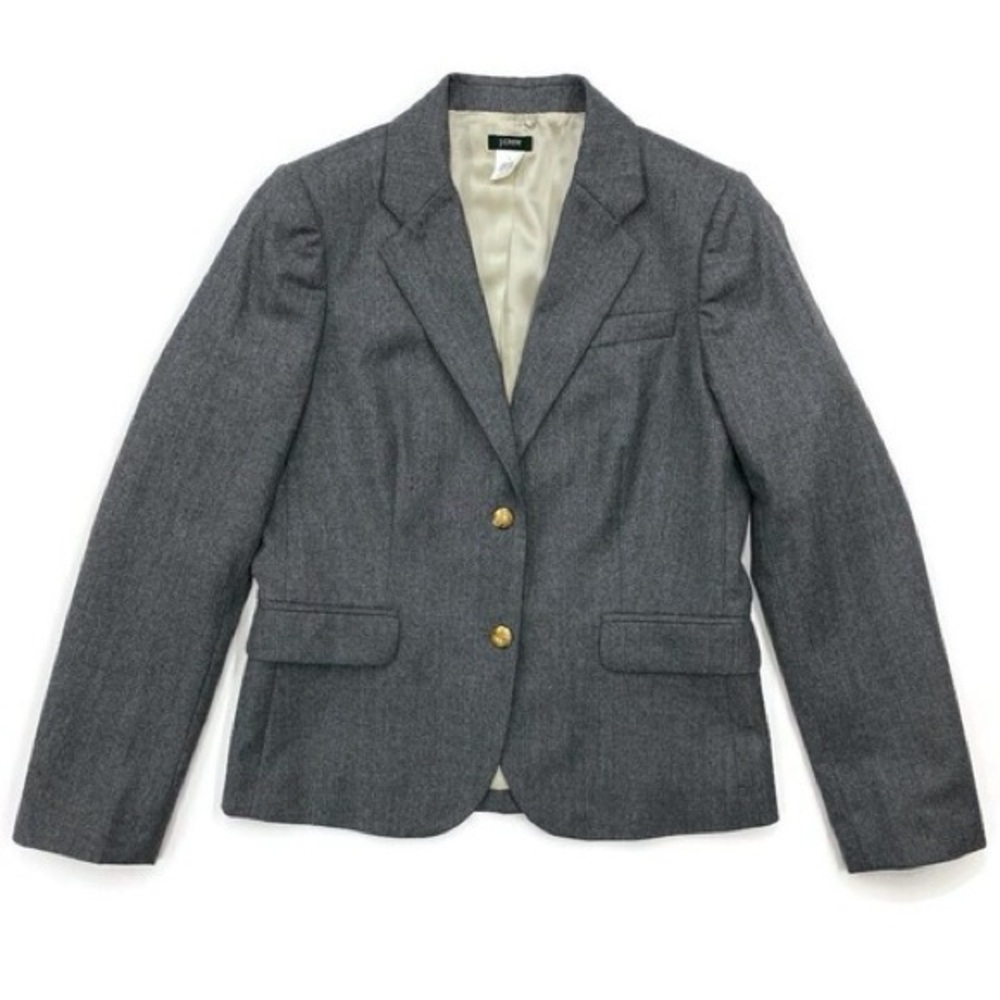 J.Crew Gray Women's Schoolboy Blazer Jacket